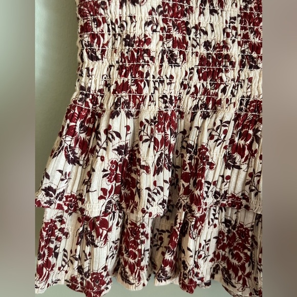 SIR. THE LABEL smocked ruffle floral skirt size small - Picture 7 of 8